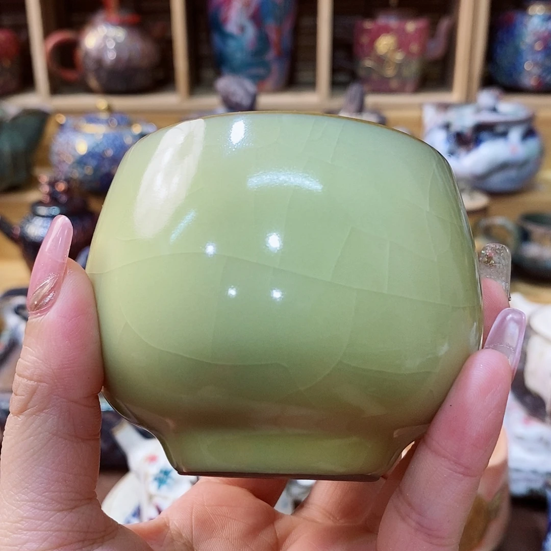 粗陶志野柴烧茶器