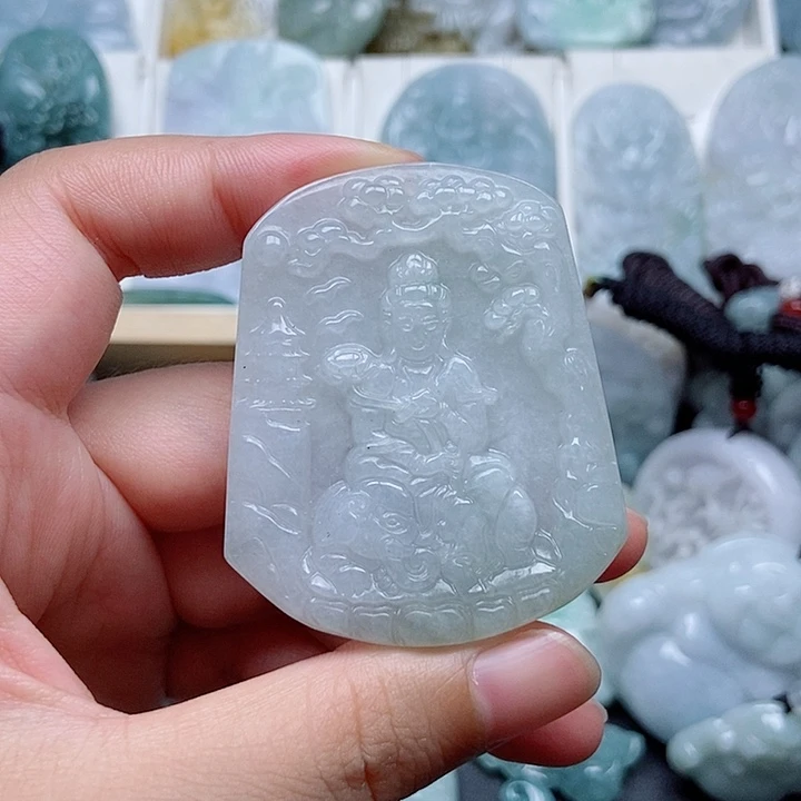 翡翠未镶嵌吊坠(不含链)翡翠