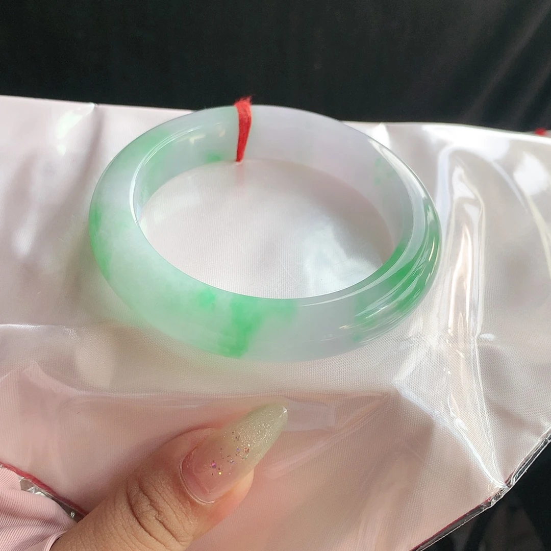 未镶嵌手镯翡翠60 天然缅甸a货翡翠0093
