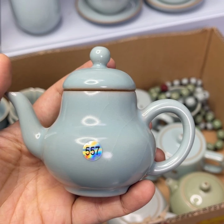 加***除汝州原矿原釉微瑕壶小