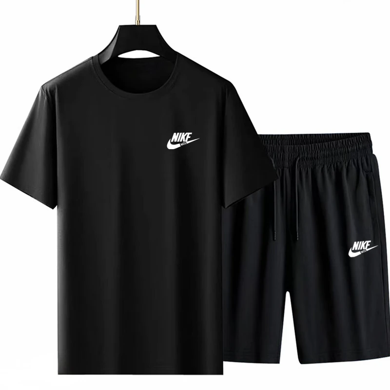 奥莱清仓【一折捡漏】夏季套装爆款男健身三分休闲运动服-AB