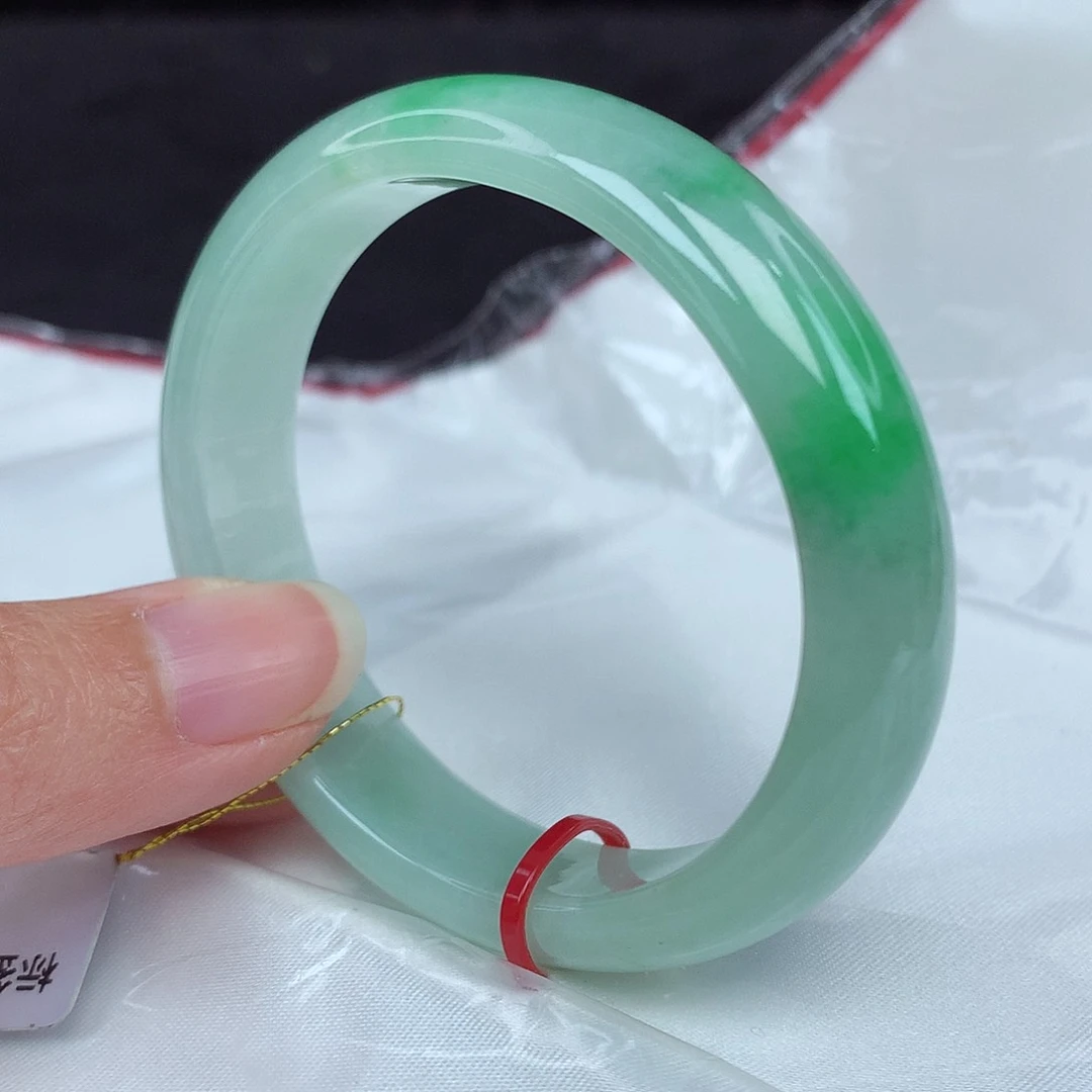 翡翠手镯未镶嵌53圈4151贵妃