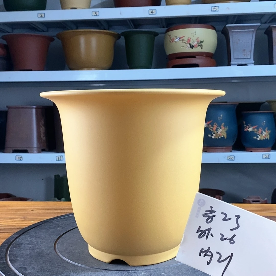 紫砂花盆紫砂兰花盆12