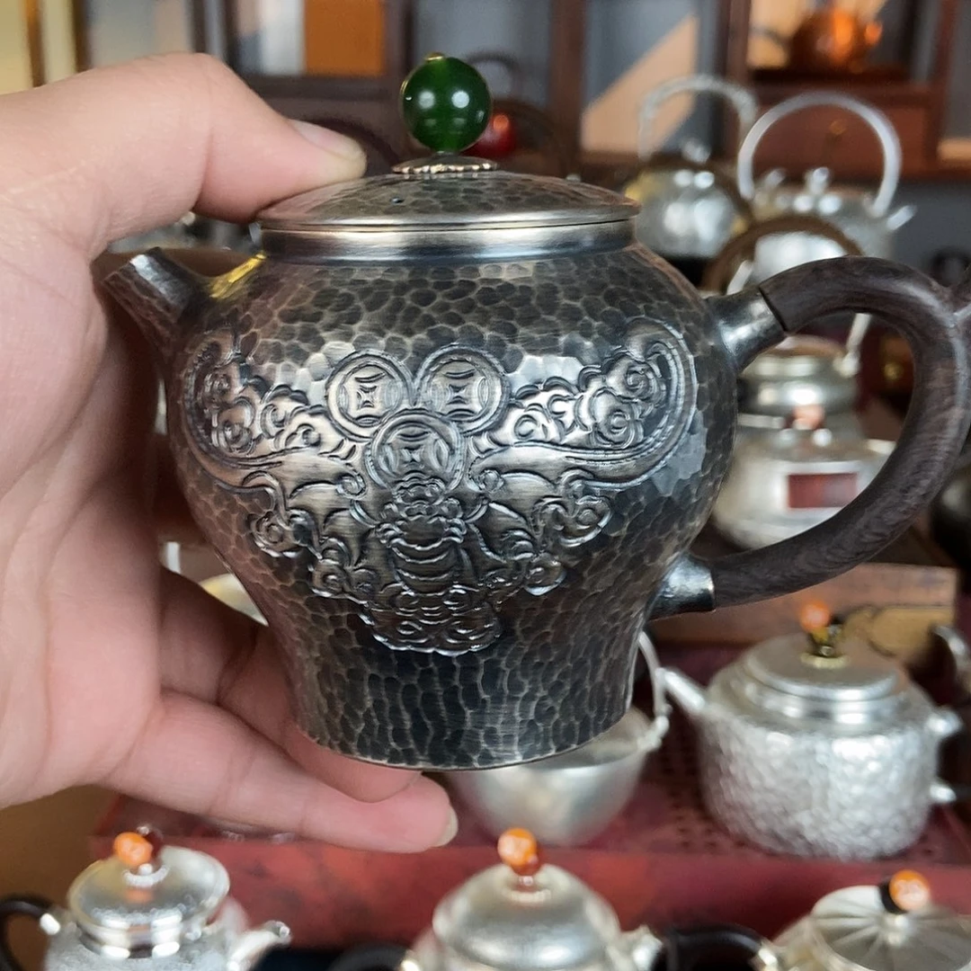 纯手工制作茶壶铜壶