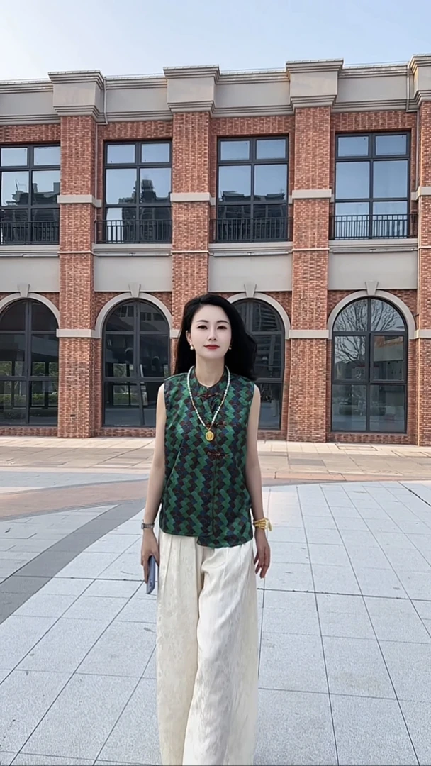 7001 新中式上衣  衬衫马甲 新中式国风女装高级感轻奢 小衫