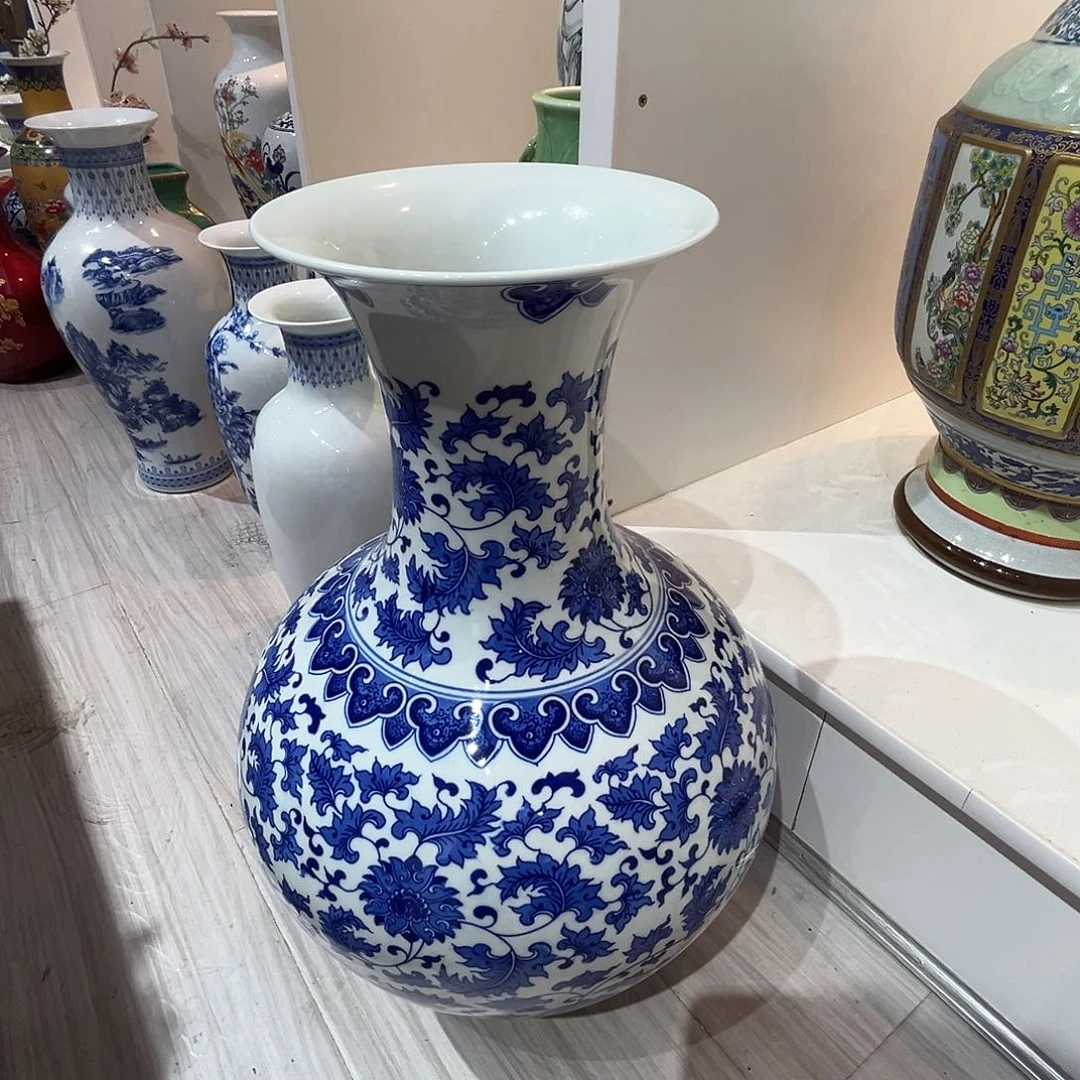 v***v摆件青花瓷高50景德镇