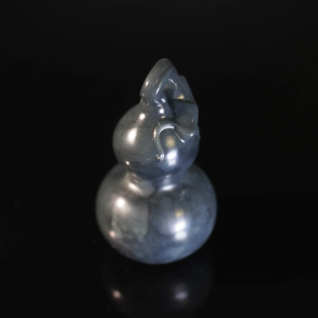 20世纪和田青花玉葫芦/HY032312/金玉良缘/槐荫山房