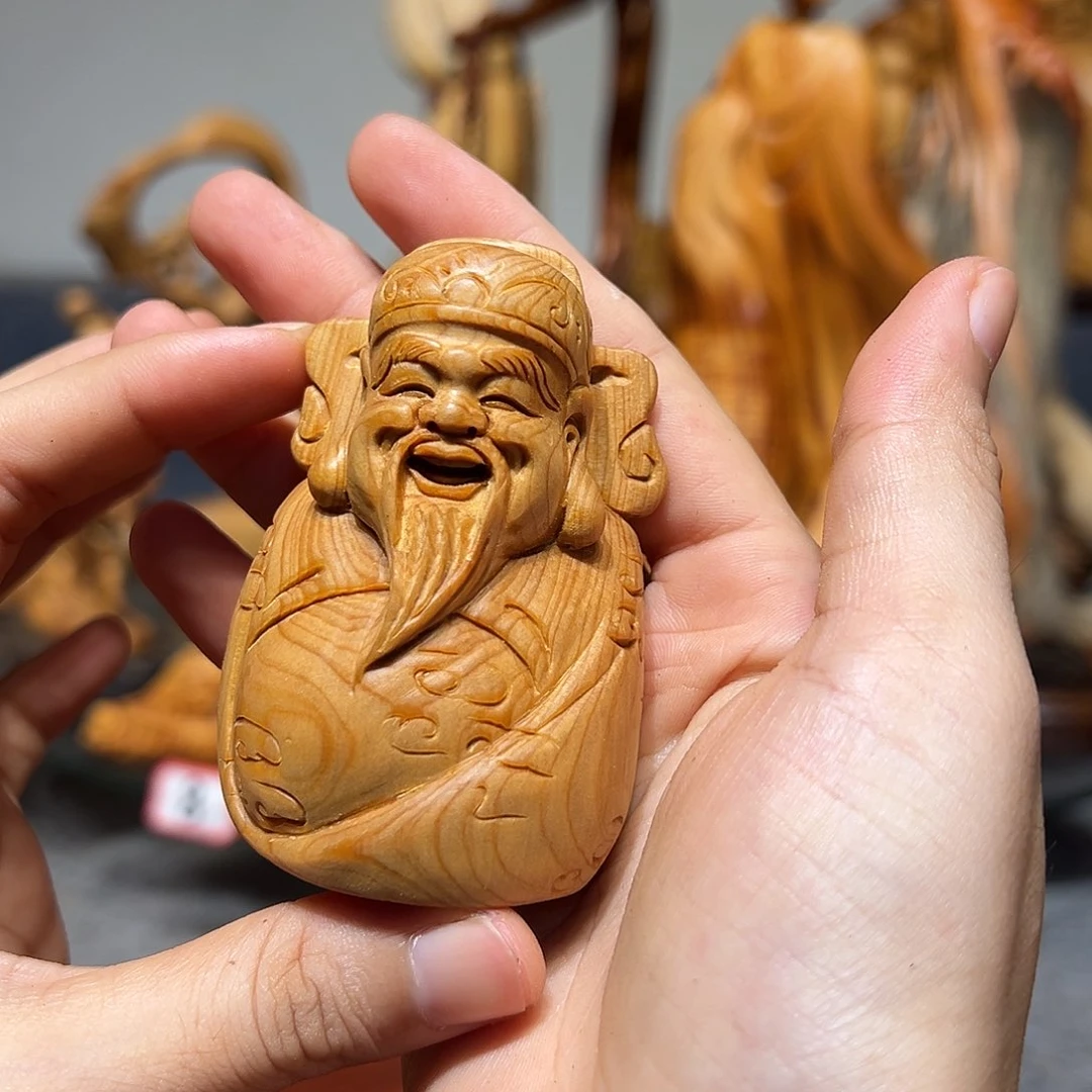 柏木崖柏木手把件摆件