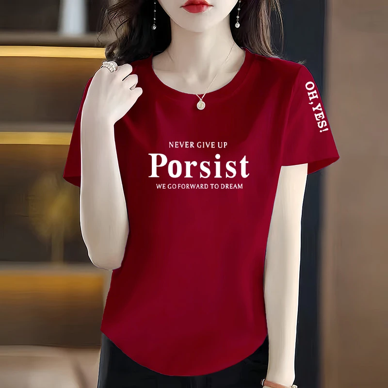 百搭体恤夏季2025新款韩版宽松显瘦小个子衫潮纯棉洋气t恤上衣女