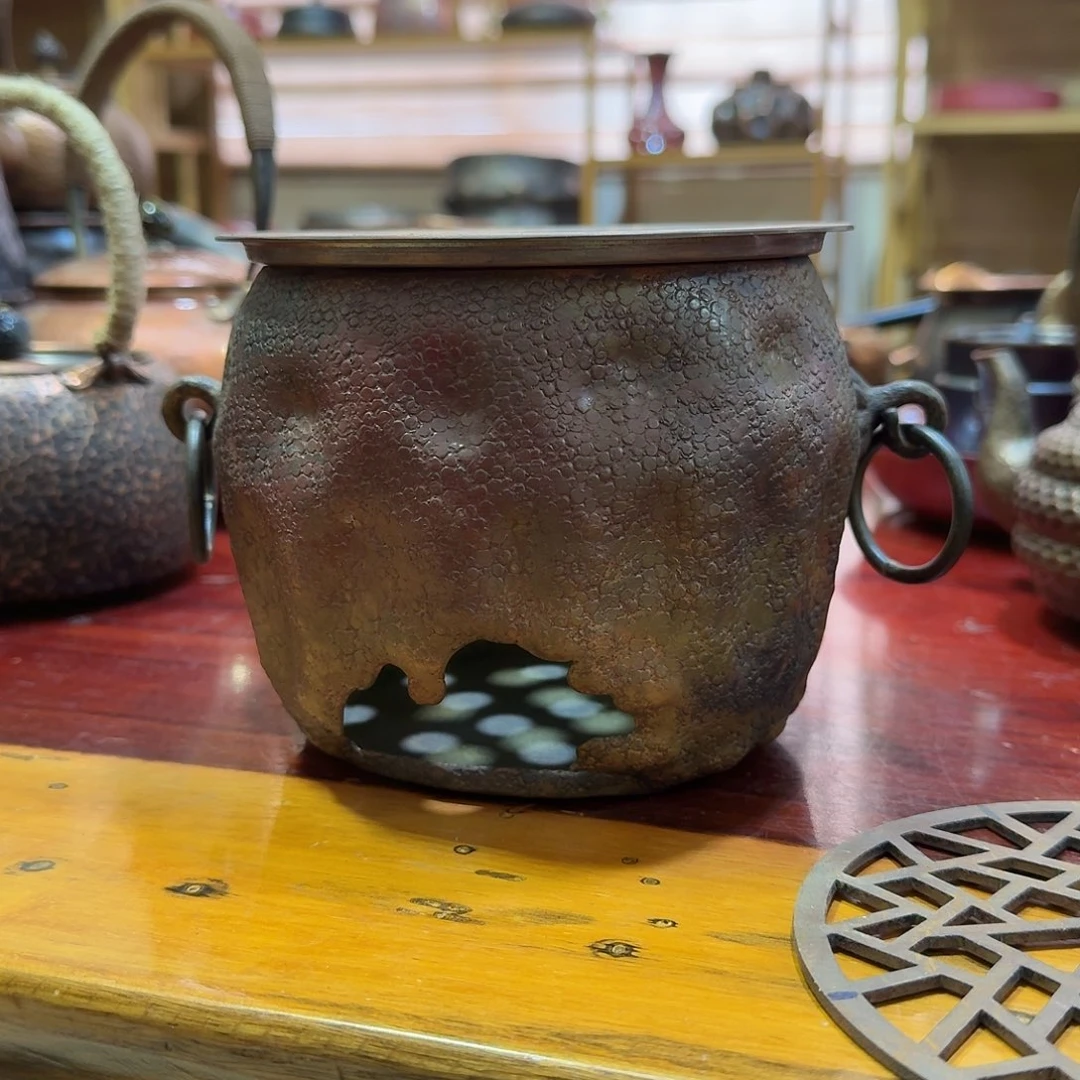 明***、紫铜手工制作摆件