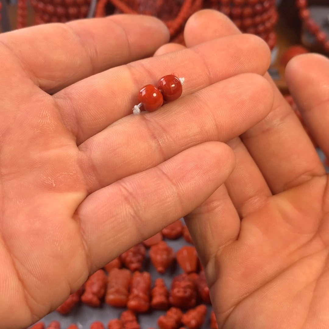 南红玛瑙配饰未镶嵌清*