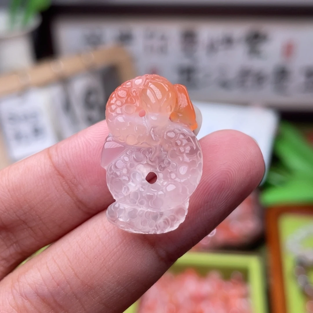 未镶嵌南红玛瑙挂件8150