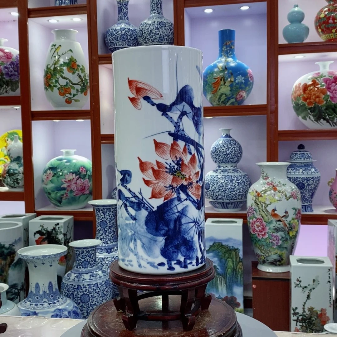 瓶景德镇手工手绘