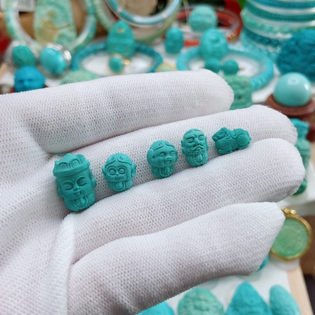 绿松石未镶嵌西游套装