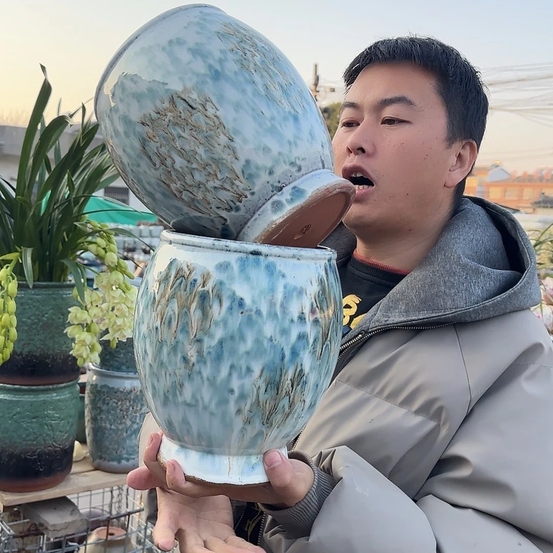 王嫂花盆1227-166高22口16