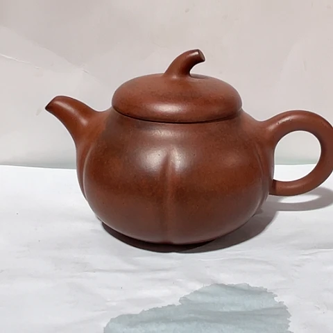 钡***生茶壶紫砂宜兴紫砂还原烧退火紫泥