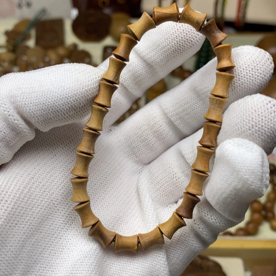 手串/手链檀香木印度迈索尔老山檀6*8瑕疵