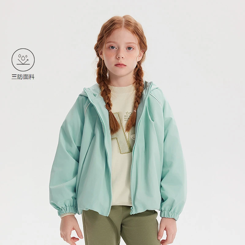 DEESHA/笛莎童装女童上衣秋季新款儿童休闲甜美运动风外套学院风