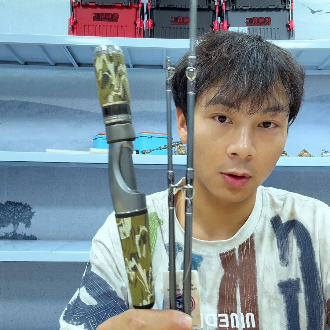 高尔夫迷彩筏杆 一杆双臂节