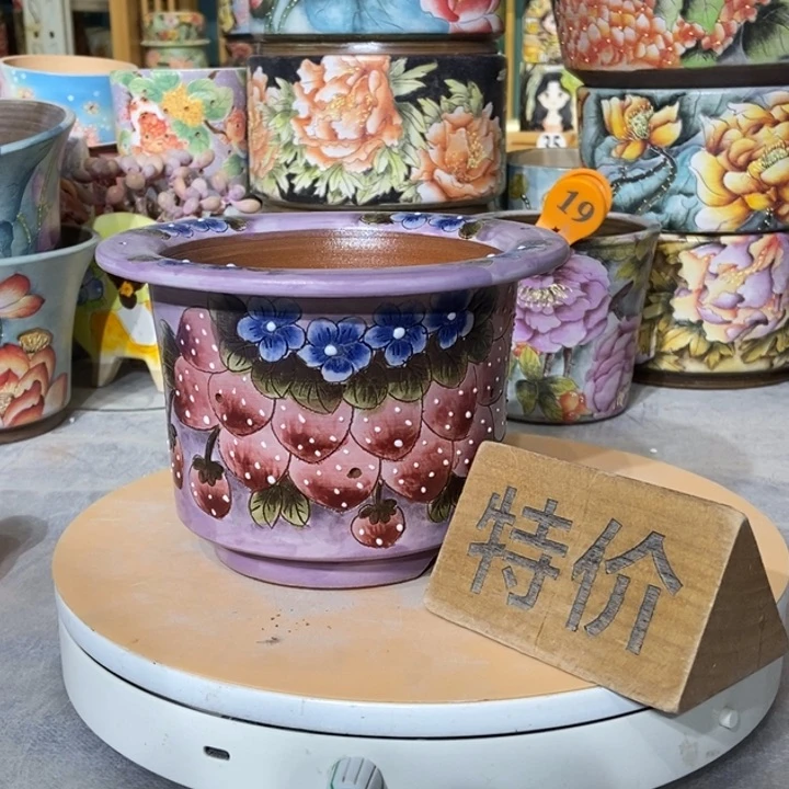 红陶景德镇艺术手绘作品