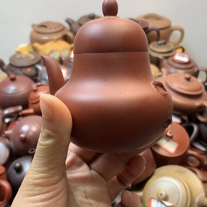 紫砂茶壶紫砂微瑕微瑕我微瑕