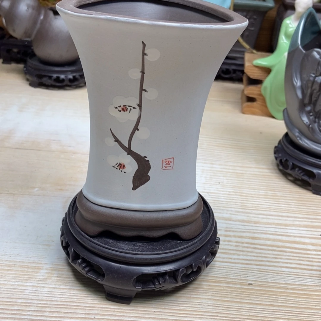 瓷片陶瓷花盆陶瓷艺术