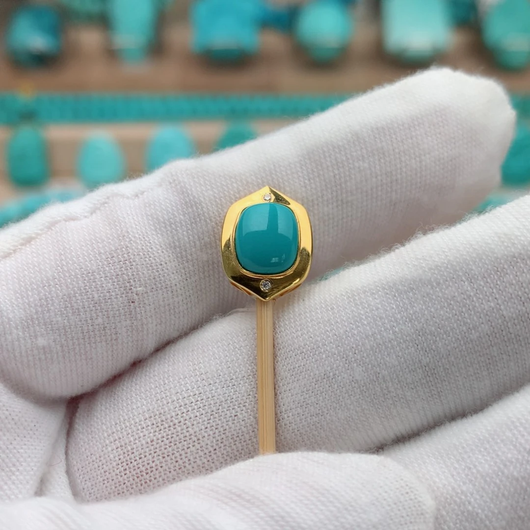 未镶嵌绿松石珠宝奇石