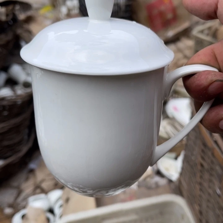 骨瓷盖杯一个容量500