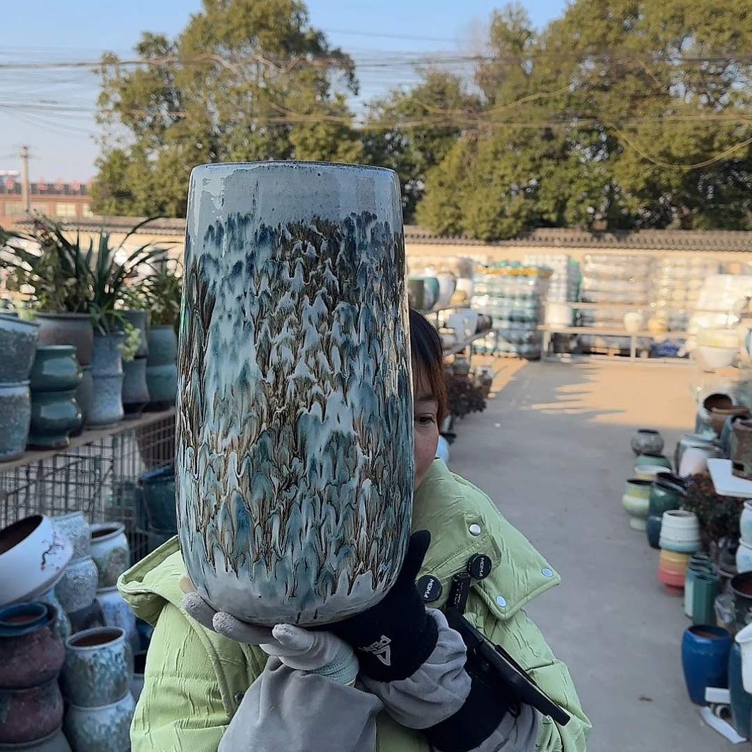 王嫂花盆1227-108高38口17