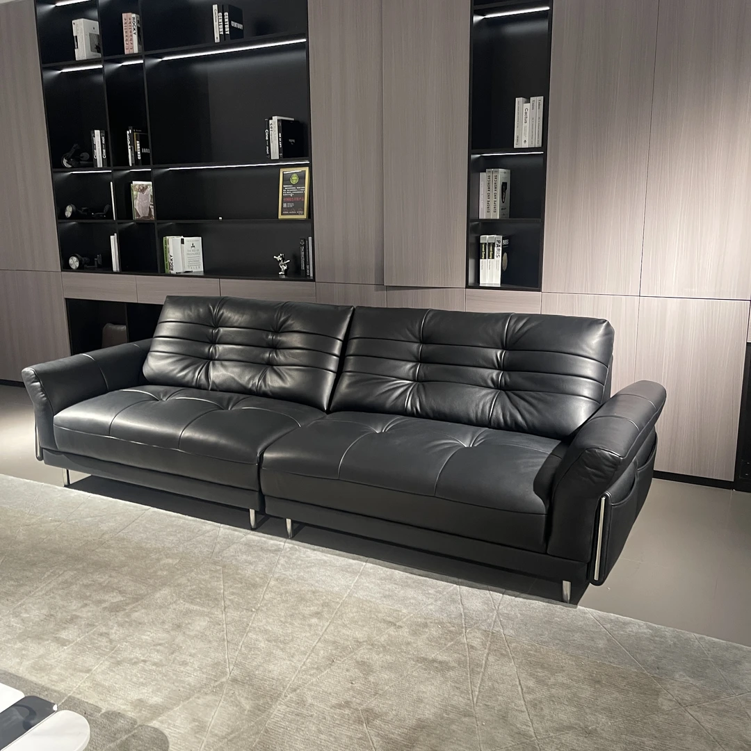 【越映新款】原创- 温樾沙发 意式极简真皮沙发大小户型别墅豪宅