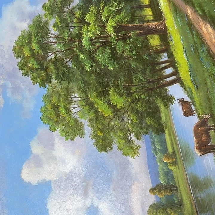 油画恭喜嘻嘻一直嘻嘻