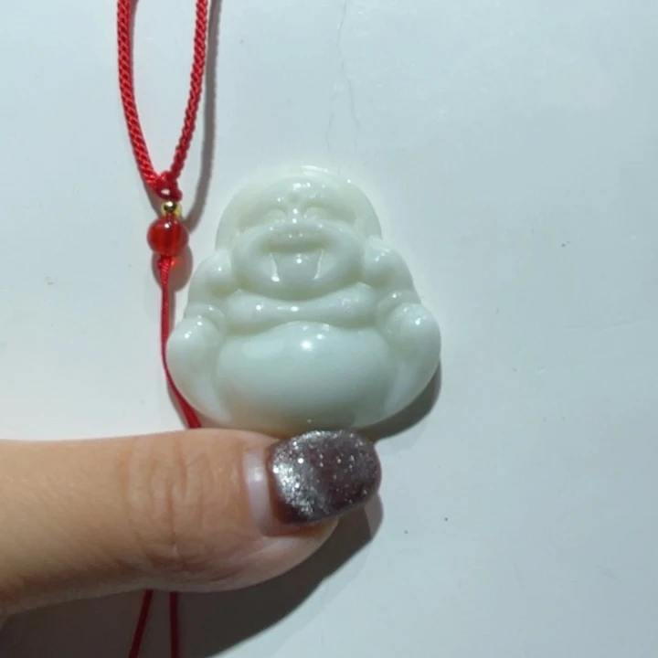 未镶嵌颈饰蓝田玉（蛇纹石化大理石玉）太**