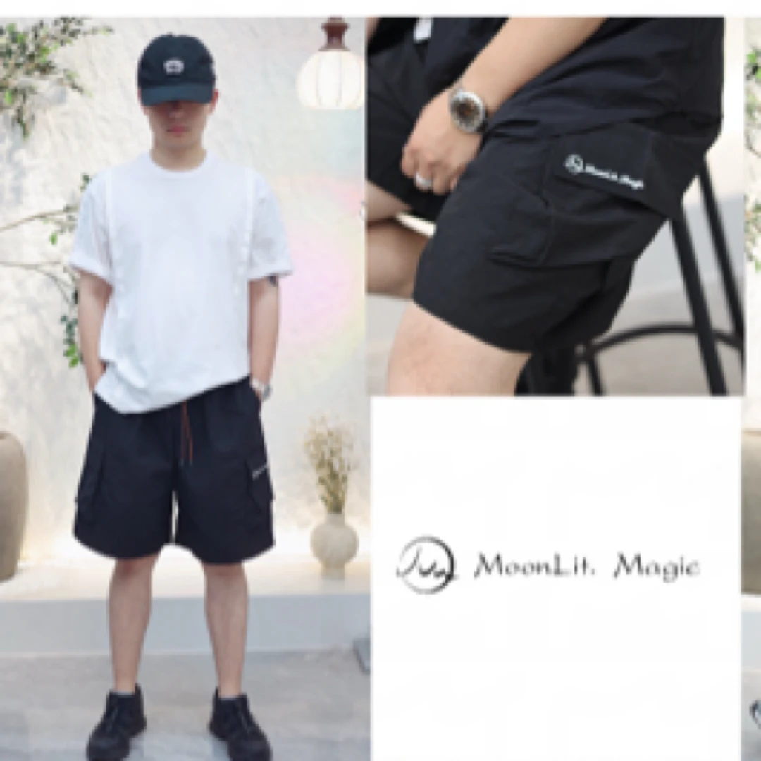 Moonlit｜韩版薄款短裤时尚五分裤宽松夏季