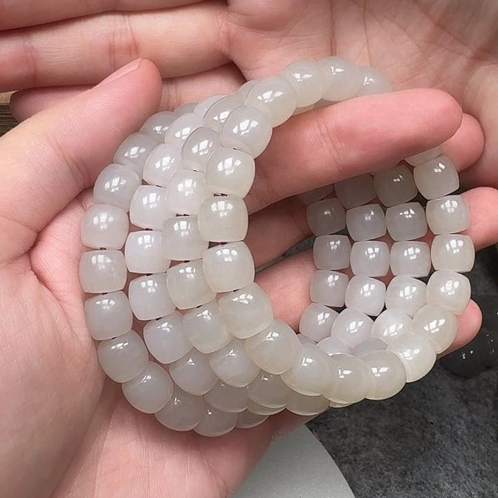 和田玉未镶嵌手链多样性发一