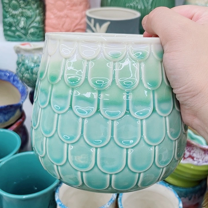 多肉植物陶瓷花盆9.99包邮