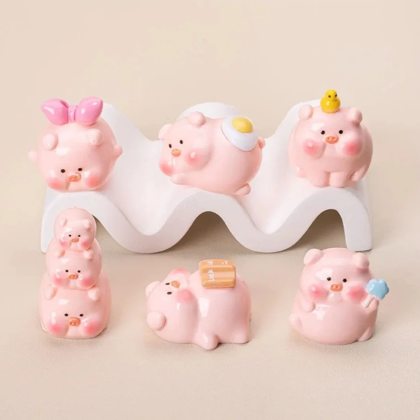 【不参与游戏】卡通小猪树脂摆件diy树脂摆件