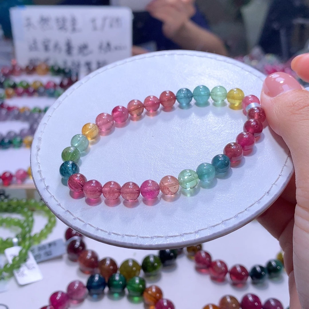 【闪购商品】未镶嵌手串碧玺7m