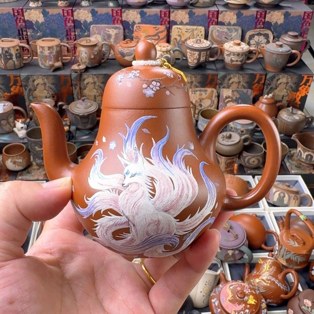 茶壶紫砂180ml原矿精工半手