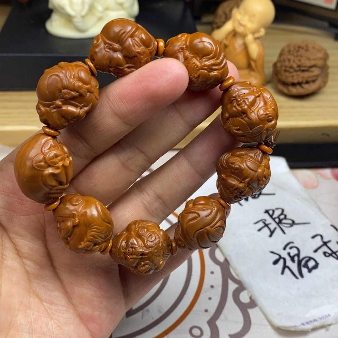 橄榄核手串/手链橄榄核雕刻工艺宇