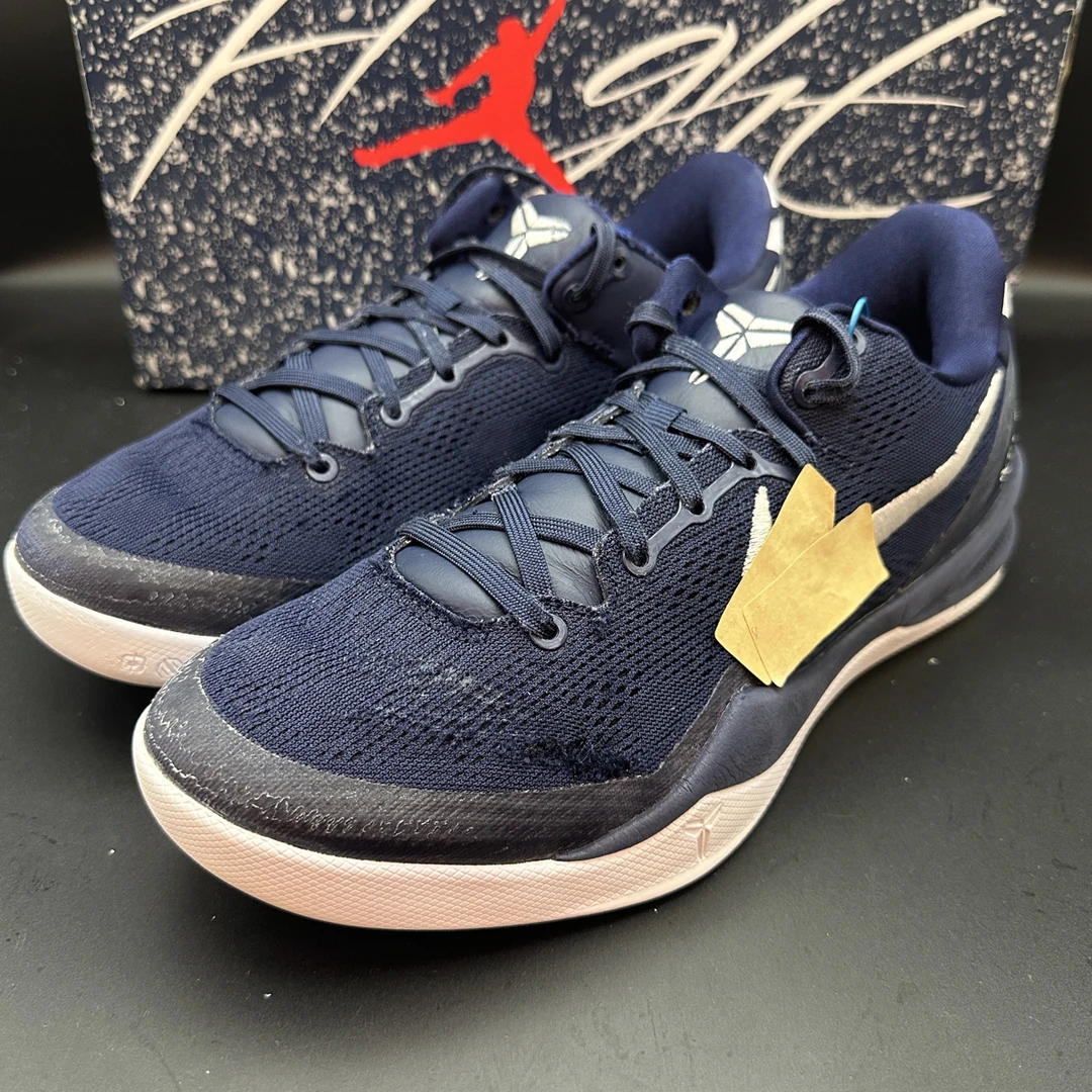 42码 科8午夜蓝 鞋面磨损