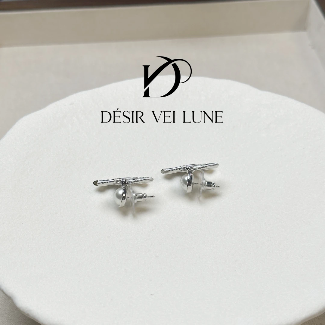 铜合金仿珍珠耳饰 耳钉6173气质轻奢