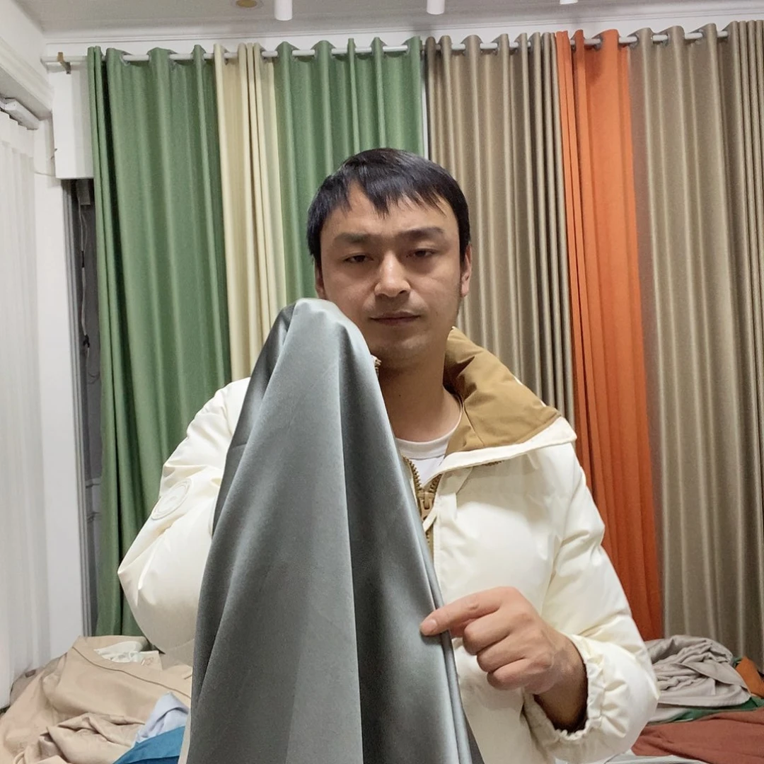 涤纶芊**央贡锦灰6米对开挂改短