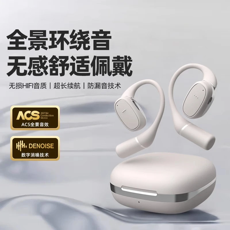 2025新款挂耳式蓝牙耳机无线开放式不入耳运动降噪高音质