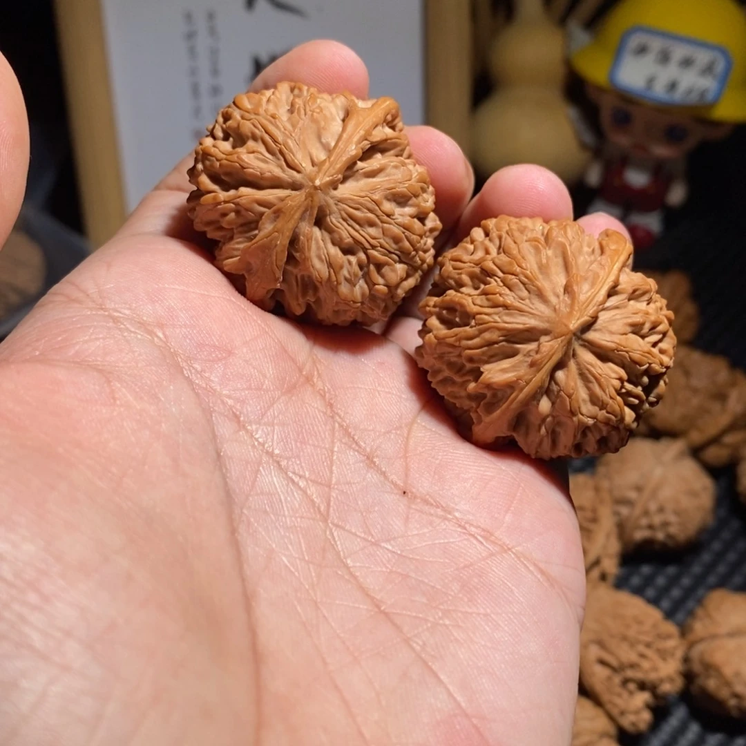 文玩核桃把件39尺苹果圆