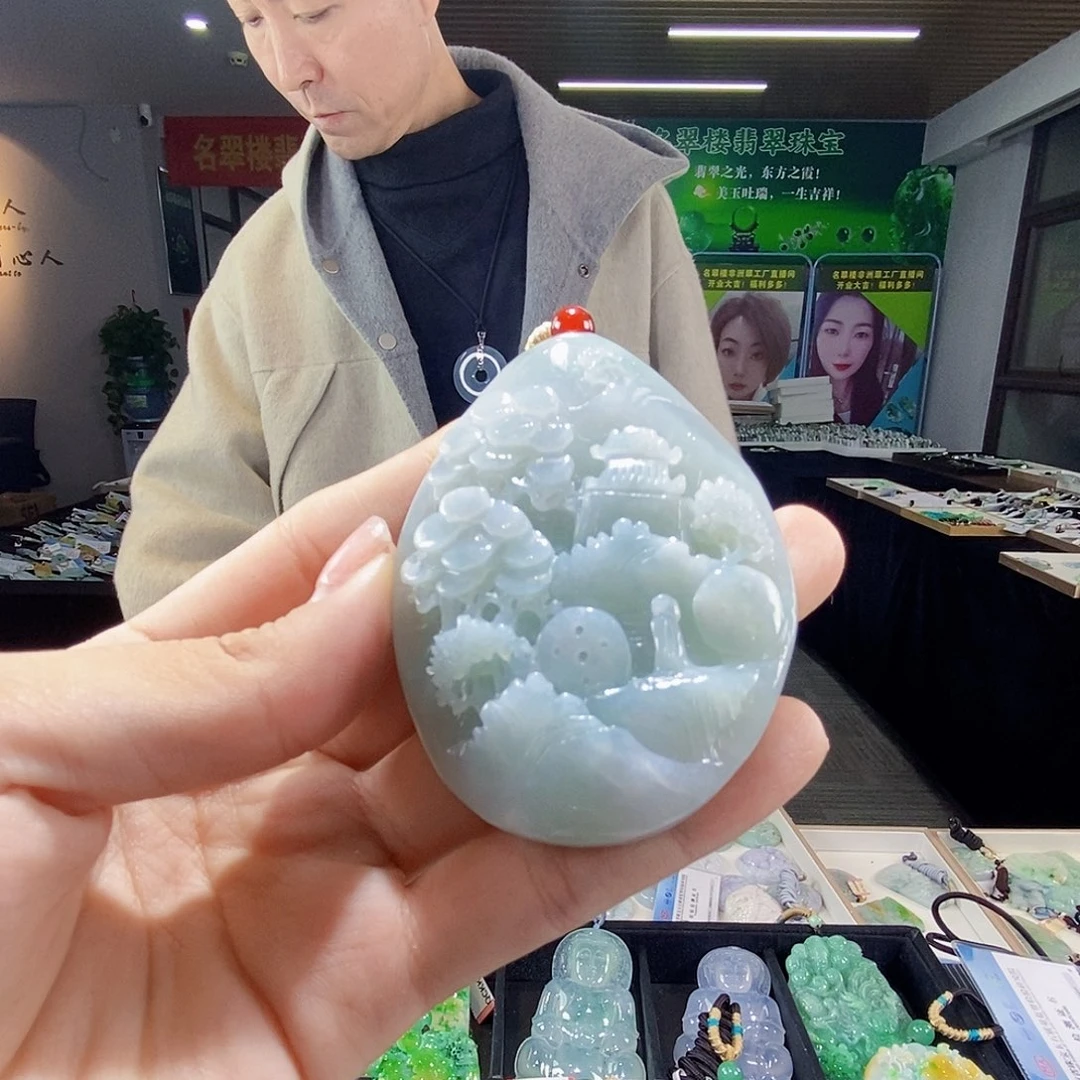 颈饰未镶嵌翡翠翡翠