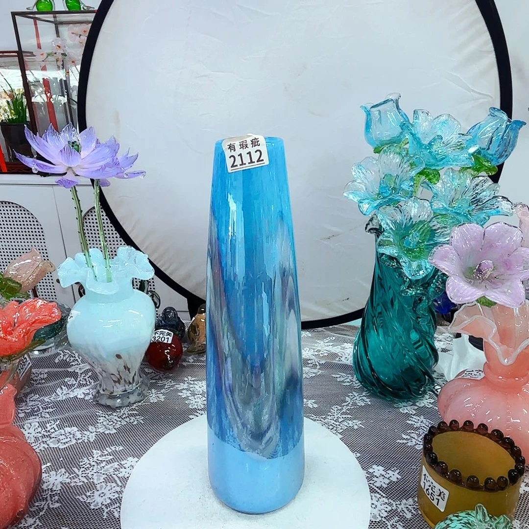 不完美琉璃花瓶花器艺术品
