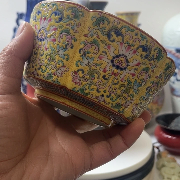 摆件禅珐琅彩珐琅釉 碗