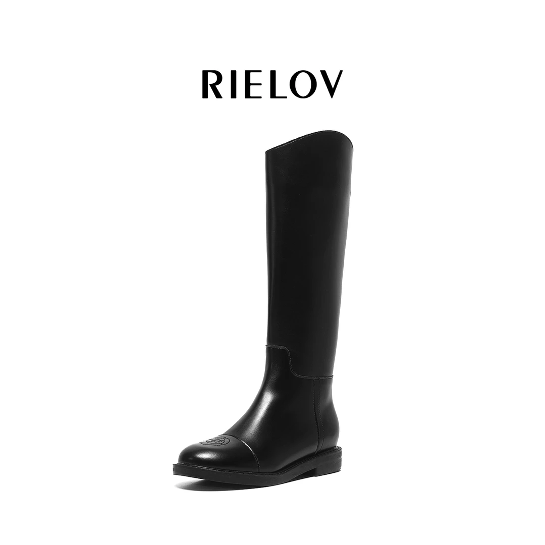 RIELOV【苏清●山茶花】增高3cm时尚潮流百搭女士时装靴628