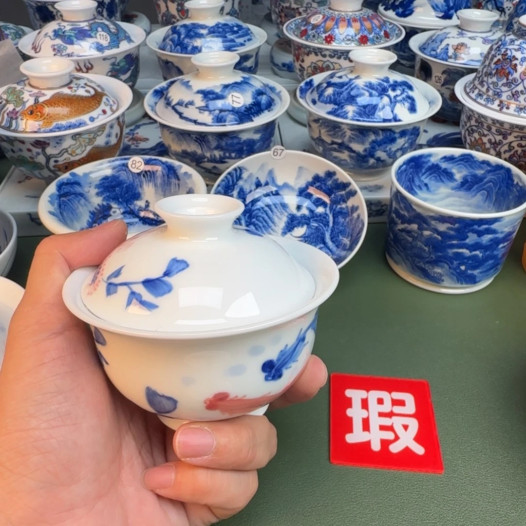纯手工纯手绘茶具90