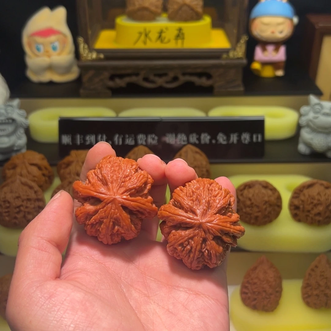 文玩核桃吊坠微微修无色差46.5八筋聚顶大粗筋